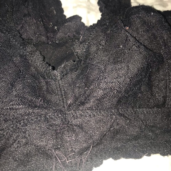 Free People -Racerback Bralette/ Black/ medium - Picture 6 of 7